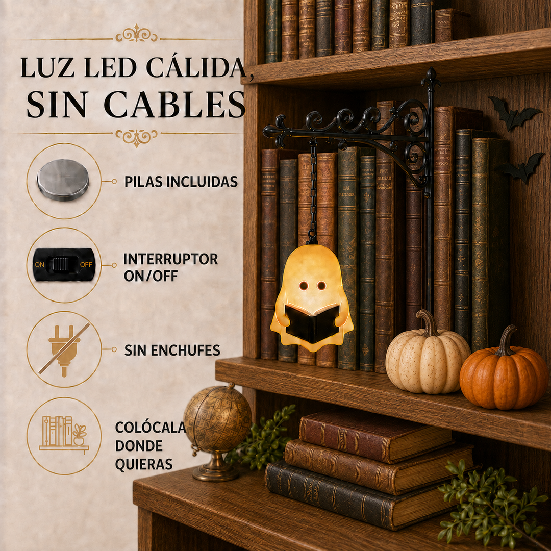 Luz Fantasma Lector para Estantería